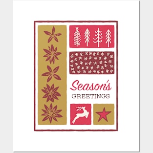 Fun Christmas Card Design Posters and Art